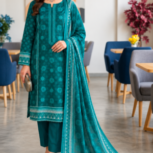 LAWN EMBROIDERED UNSTITCHED 3PC