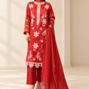 LAWN EMBROIDERED UNSTITCHED 3PC