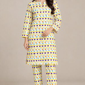 LAWN PRINTED UNSTITCHED 2PC