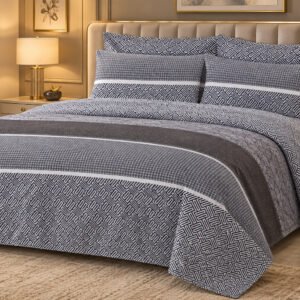 Blush Garden King Size Bed Sheet – Wrinkle Resistant | Threadcrafts
