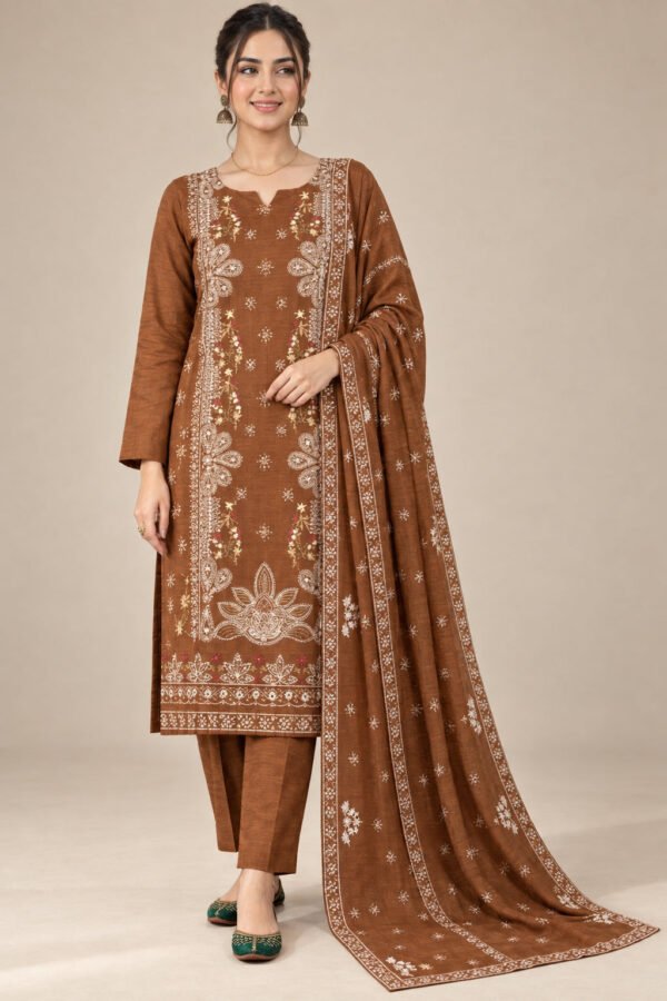 LAWN EMBROIDERED UNSTITCHED 3PC