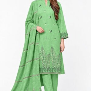 Modern Viscose Jacquard Barosia Unstitched 3 Piece – Design 4
