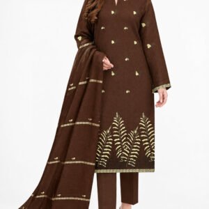 Modern Viscose Jacquard Barosia Unstitched 3 Piece – Design 5