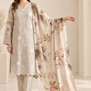 LAWN EMBROIDERED UNSTITCHED 3PC