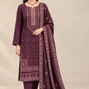 LAWN EMBROIDERED UNSTITCHED 3PC