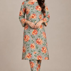 LAWN PRINTED UNSTITCHED 2PC