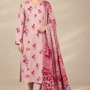 Neel Kamal — Unstitched Viscose Printed 3 PC