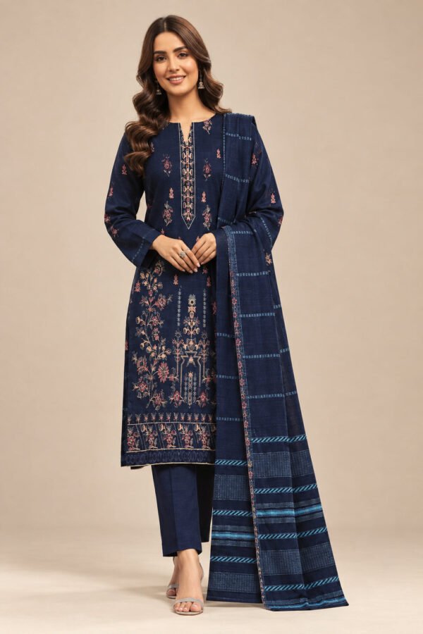 LAWN EMBROIDERED UNSTITCHED 3PC