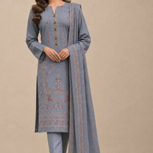 LAWN EMBROIDERED UNSTITCHED 3PC