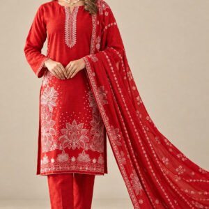 LAWN EMBROIDERED UNSTITCHED 3PC