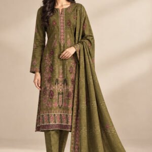 LAWN EMBROIDERED UNSTITCHED 3PC