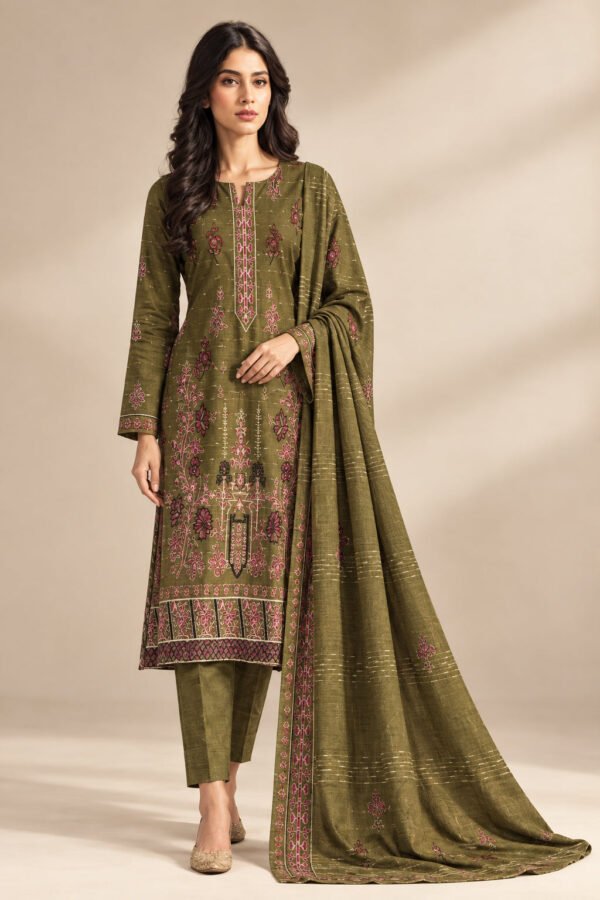 LAWN EMBROIDERED UNSTITCHED 3PC