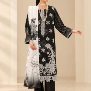 LAWN EMBROIDERED UNSTITCHED 3PC