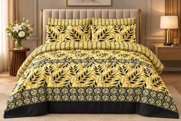 rn-image_picker_lib_temp_fe4f52b7-5017-4c2f-9654-50ac142163df.jpg Ocean Breeze Stripe King Size Bed Sheet – Wrinkle Resistant | Threadcrafts